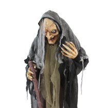 Haunted Hill Farm 63" Animated Standing Witch with Lights and Sound