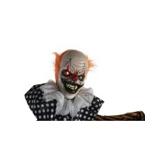 Haunted Hill Farm 65" Animated Evil Clown with Lights and Sound