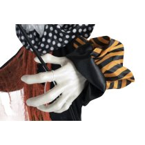Haunted Hill Farm 65" Animated Evil Clown with Lights and Sound