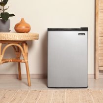 Magic Chef 2.6 cu. ft. Mini Fridge, ENERGY STAR - Stainless Steel