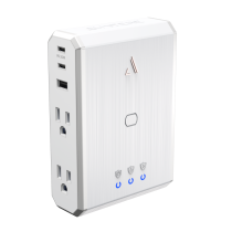 Austere V Series \\ Power 4-outlet Appliance power, 3000J, w/USB+PD20 - White