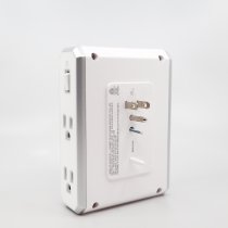 Austere V Series \\ Power 4-outlet Appliance power, 3000J, w/USB+PD20 - White