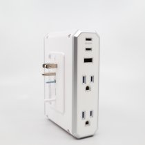Austere V Series \\ Power 4-outlet Appliance power, 3000J, w/USB+PD20 - White