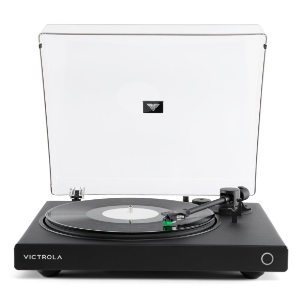 Wave Bluetooth Turntable with Auracast - Black