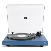 Wave Bluetooth Turntable with Auracast - Blue