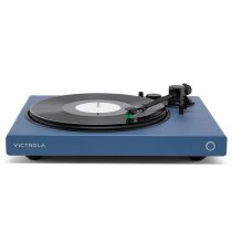 Wave Bluetooth Turntable with Auracast - Blue