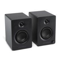 Victrola Tempo Bluetooth Bookshelf Speakers - Black