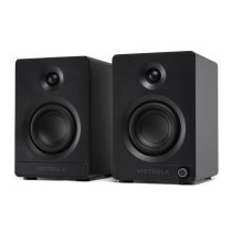 Victrola Tempo Bluetooth Bookshelf Speakers - Black