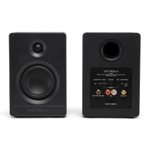 Victrola Tempo Bluetooth Bookshelf Speakers - Black