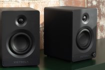 Victrola Tempo Bluetooth Bookshelf Speakers - Black
