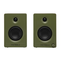 Victrola Tempo Bluetooth Bookshelf Speakers - Green