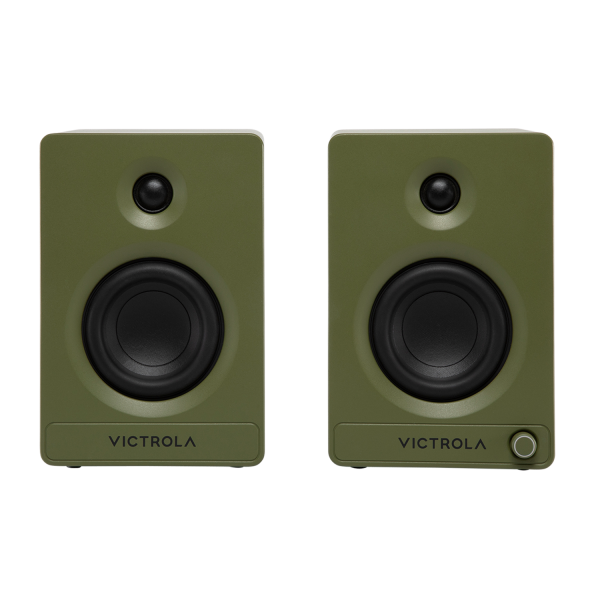 Victrola Tempo Bluetooth Bookshelf Speakers - Green
