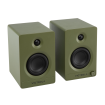 Victrola Tempo Bluetooth Bookshelf Speakers - Green