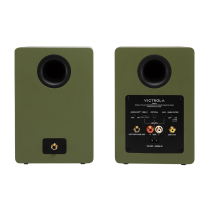 Victrola Tempo Bluetooth Bookshelf Speakers - Green