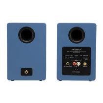 Victrola Tempo Bluetooth Bookshelf Speakers - Blue