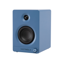 Victrola Tempo Bluetooth Bookshelf Speakers - Blue
