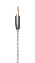 2 Pin to 3.5 mm silver plated cable - 3.9 ft