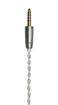 2 Pin to 4.4 mm balanced silver plated cable - 3.9 ft