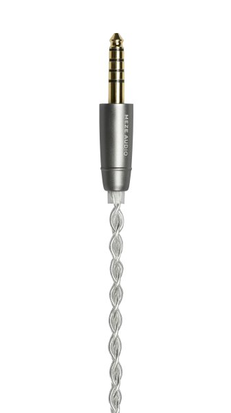 2 Pin to 4.4 mm balanced silver plated cable - 3.9 ft