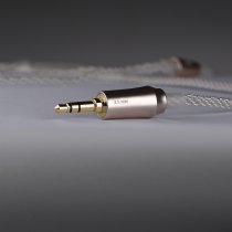 Meze mono 3.5 mm to 3.5 mm silver plated upgrade cable - 3.9 ft