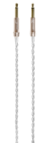 Meze mono 3.5 mm to 4.4 mm balanced silver plated upgrade cable - 3.9 ft