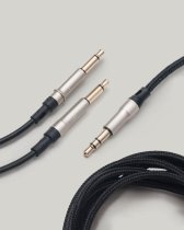 Meze mono 3.5 mm to 3.5 mm Black/Silver standard cable - 9.8 ft