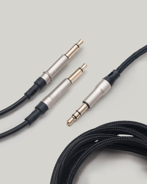 Meze mono 3.5 mm to 3.5 mm Black/Silver standard cable - 9.8 ft