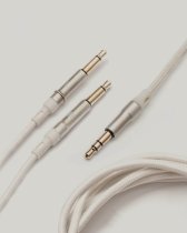 Meze mono 3.5 mm to 3.5 mm White/Silver standard cable - 9.8 ft