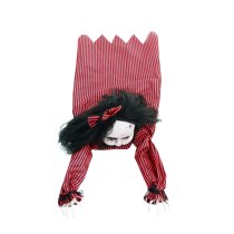 Haunted Hill Farm 43" Crawling Animatronic Haunted Doll with Lights & Sound