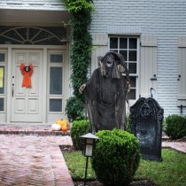 Haunted Hill Farm 69" Animated Witch with Motion, Lights and Sound