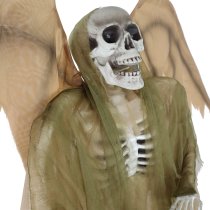 Haunted Hill Farm 5.5 ft Winged Reaper Animatronic with Lights & Sound