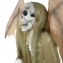 Haunted Hill Farm 5.5 ft Winged Reaper Animatronic with Lights & Sound