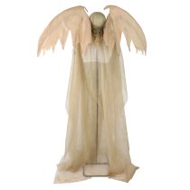 Haunted Hill Farm 5.5 ft Winged Reaper Animatronic with Lights & Sound