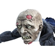 Haunted Hill Farm 55" Crawling Zombie Animatronic with Lights & Sound