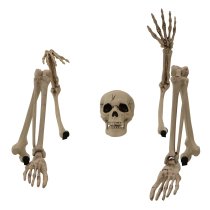 Haunted Hill Farm Life-Size Ground-Breaking Skeleton Yard Decoration