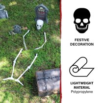 Haunted Hill Farm Life-Size Ground-Breaking Skeleton Yard Decoration