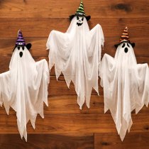 Haunted Hill Farm Set of 3 Hanging Ghost Halloween Decorations