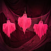 Haunted Hill Farm Set of 3 Hanging Ghost Halloween Decorations