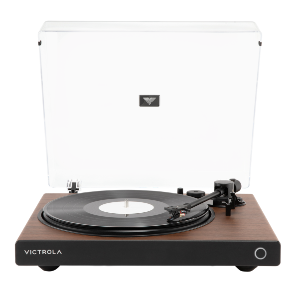 Wave Bluetooth Turntable with Auracast - Walnut