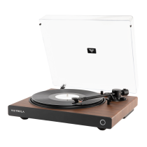 Wave Bluetooth Turntable with Auracast - Walnut