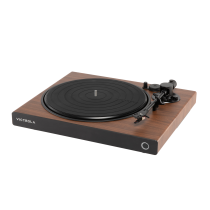 Wave Bluetooth Turntable with Auracast - Walnut