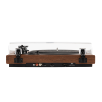 Wave Bluetooth Turntable with Auracast - Walnut