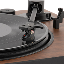 Wave Bluetooth Turntable with Auracast - Walnut
