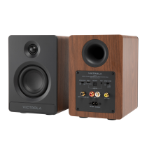 Victrola Tempo Bluetooth Bookshelf Speakers - Walnut