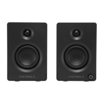 Victrola Tempo Bluetooth Bookshelf Speakers - Walnut