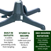 Fraser Hill Farm 26 inch Rotating Stand for 7.5 ft Tree