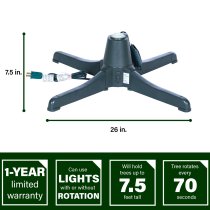 Fraser Hill Farm 26 inch Rotating Stand for 7.5 ft Tree
