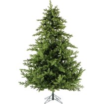 Fraser Hill Farm 6.5 ft. Foxtail Pine Artificial Christmas Tree, No Lights - Green