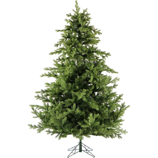 Fraser Hill Farm 6.5 ft. Foxtail Pine Artificial Christmas Tree, No Lights - Green