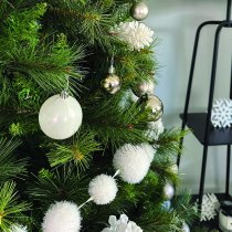 Fraser Hill Farm 6.5 ft. Canyon Pine Artificial Christmas Tree, No Lights - Green